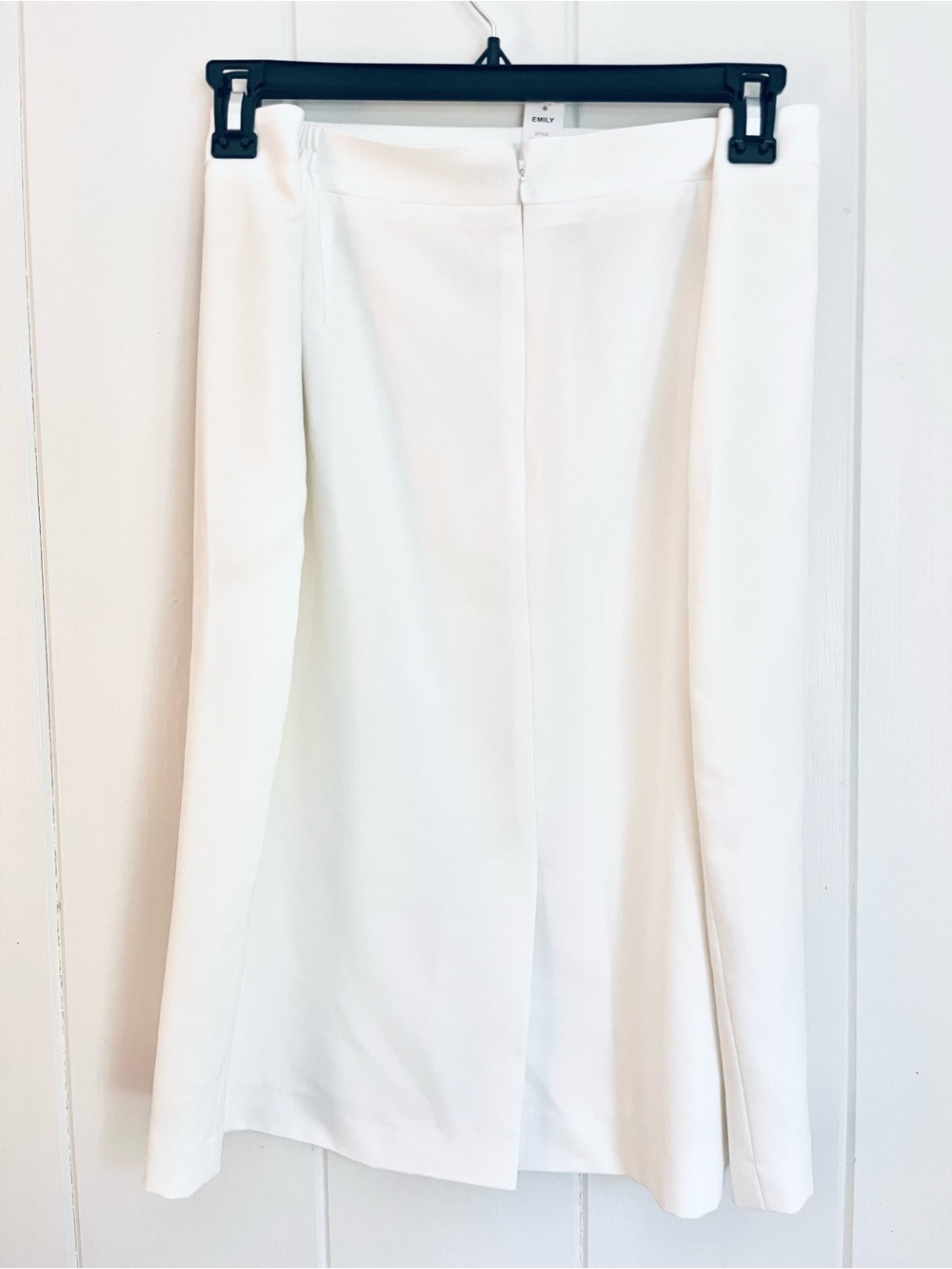 Ivory Pencil Skirt, Lined Elastic Waist, Office Work Classic, Size 18W, NWT - Picture 3 of 8